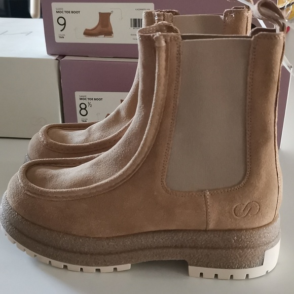 Calia Shoes - Calia Samie Moc Toe Boot Women's  Suede Ankle Boots Size: 8.5